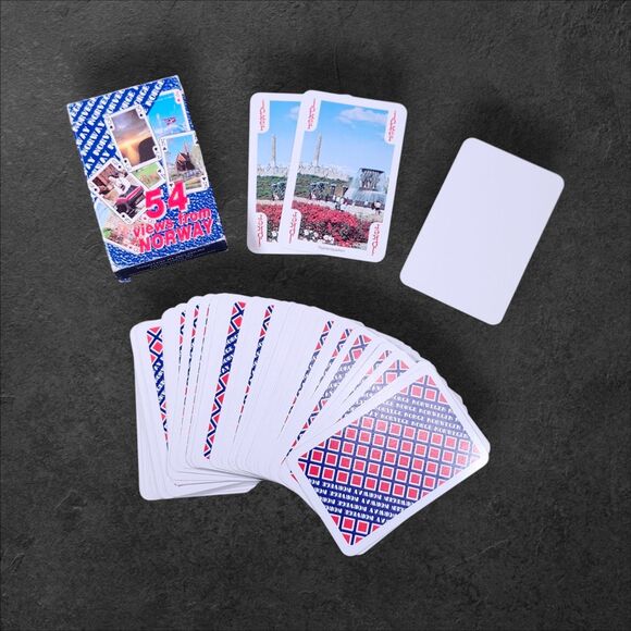 2 Decks Normanns Kunstforlag Norway Souvenir Playing Cards 54 Views Vintage - Picture 5 of 8